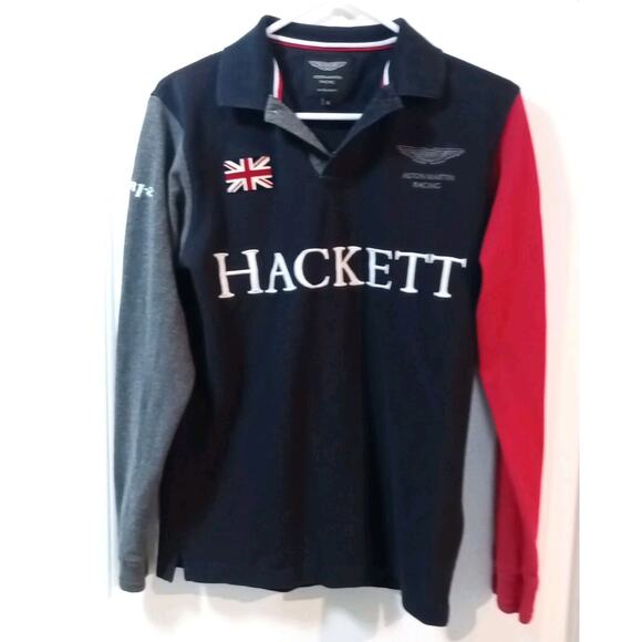 Ashton Martin Hackett Racing Rugby Shirt Size S - Picture 1 of 4